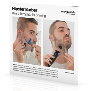 Modello per Radersi la Barba Hipster Barber InnovaGoods