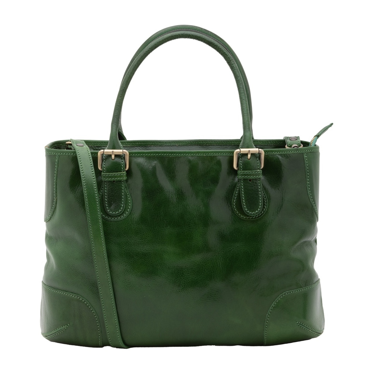 Borsa a tracolla da donna - Modello False - 100% pelle - 28.0 x 43.0 x 16.0 cm