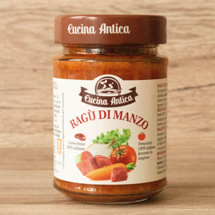 2 x Sauce bolognese - Ragu di Manzo - 2x190g- Italie - Carniato