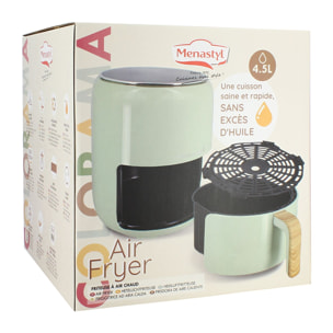 Friteuse sans huile 4,5L céladon COLORAMA