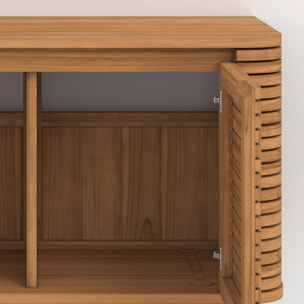 Meuble de salle de bain en bois de teck 100 cm - Auguste