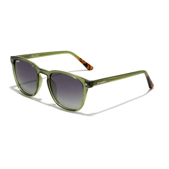 Gafas de Sol Ultra Light SQ High Crystal Green / Smoke D.Franklin