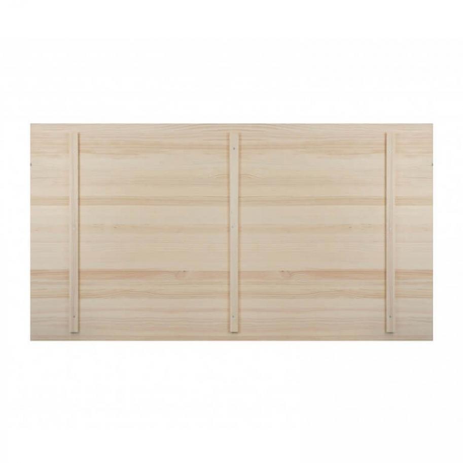 Cabecero de madera natural 'Mrs & Mr'