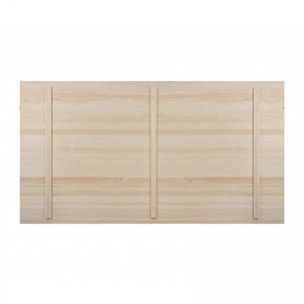 Cabecero de madera natural 'Mrs & Mr'