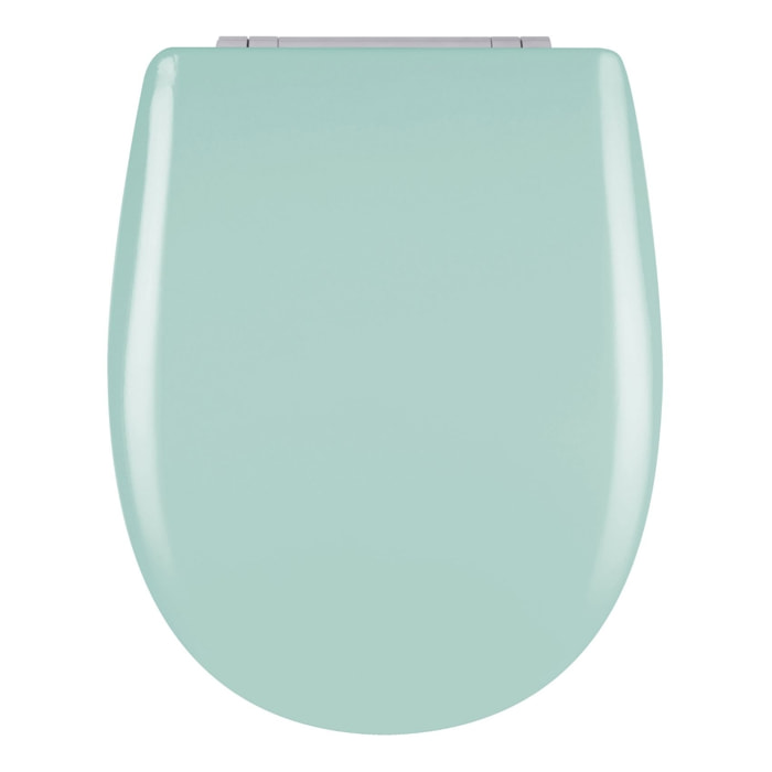 Abattant easy clip avec descente manuelle uni - Turquoise