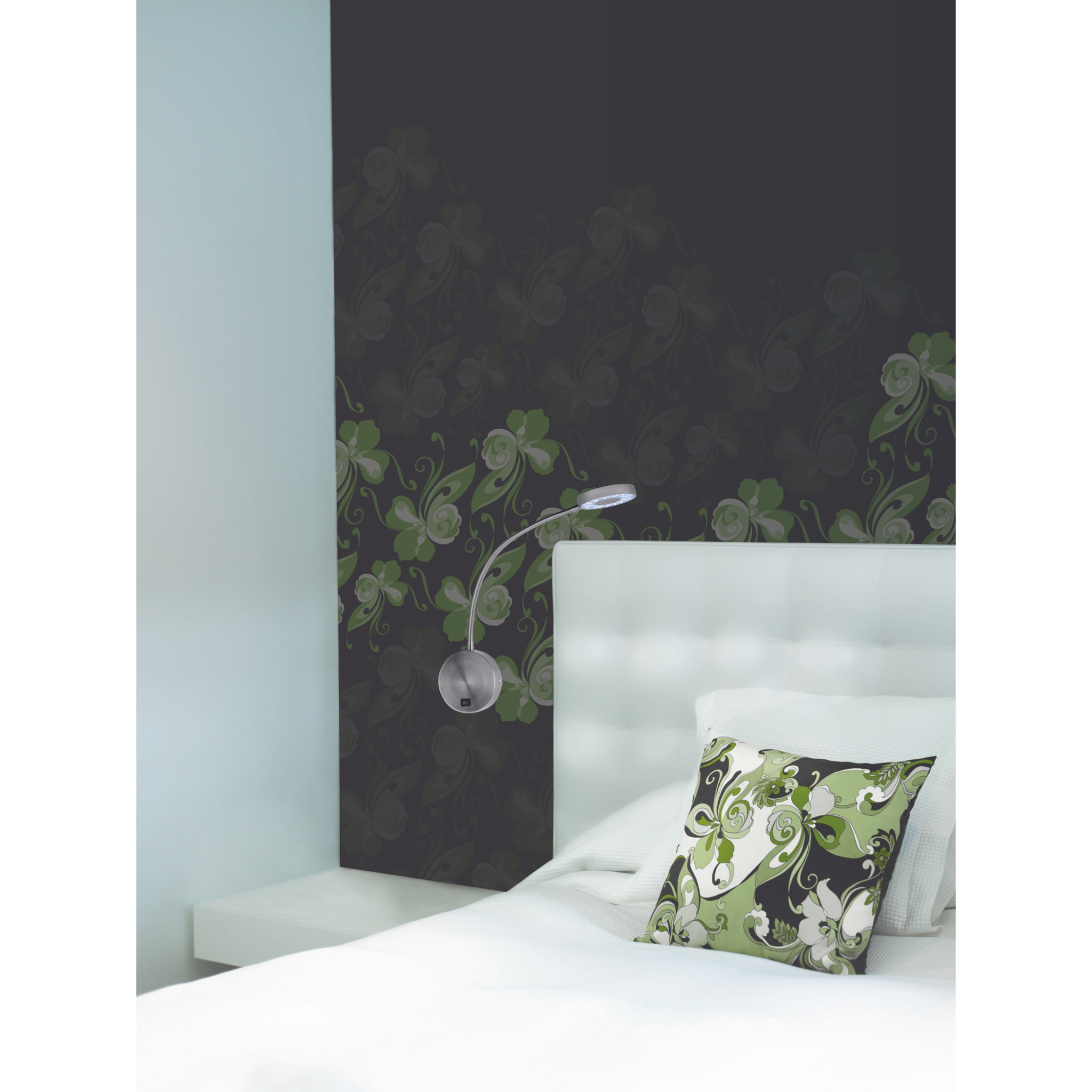FORLIGHT Luz De Lectura Llit Led 3,3W 4000K Niquel Santinado 133Lm