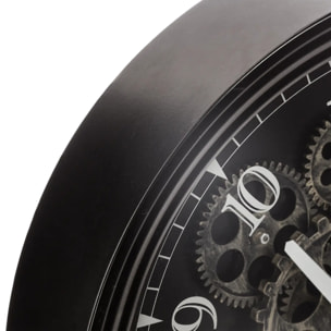 Horloge mécanique "Mely" en métal D37cm