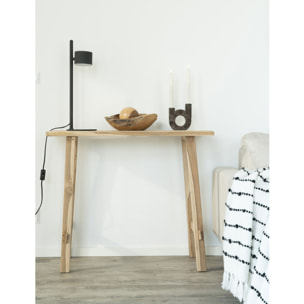 Ciotola decorativa Rio in teak naturale con forma organica ø30x10 cm