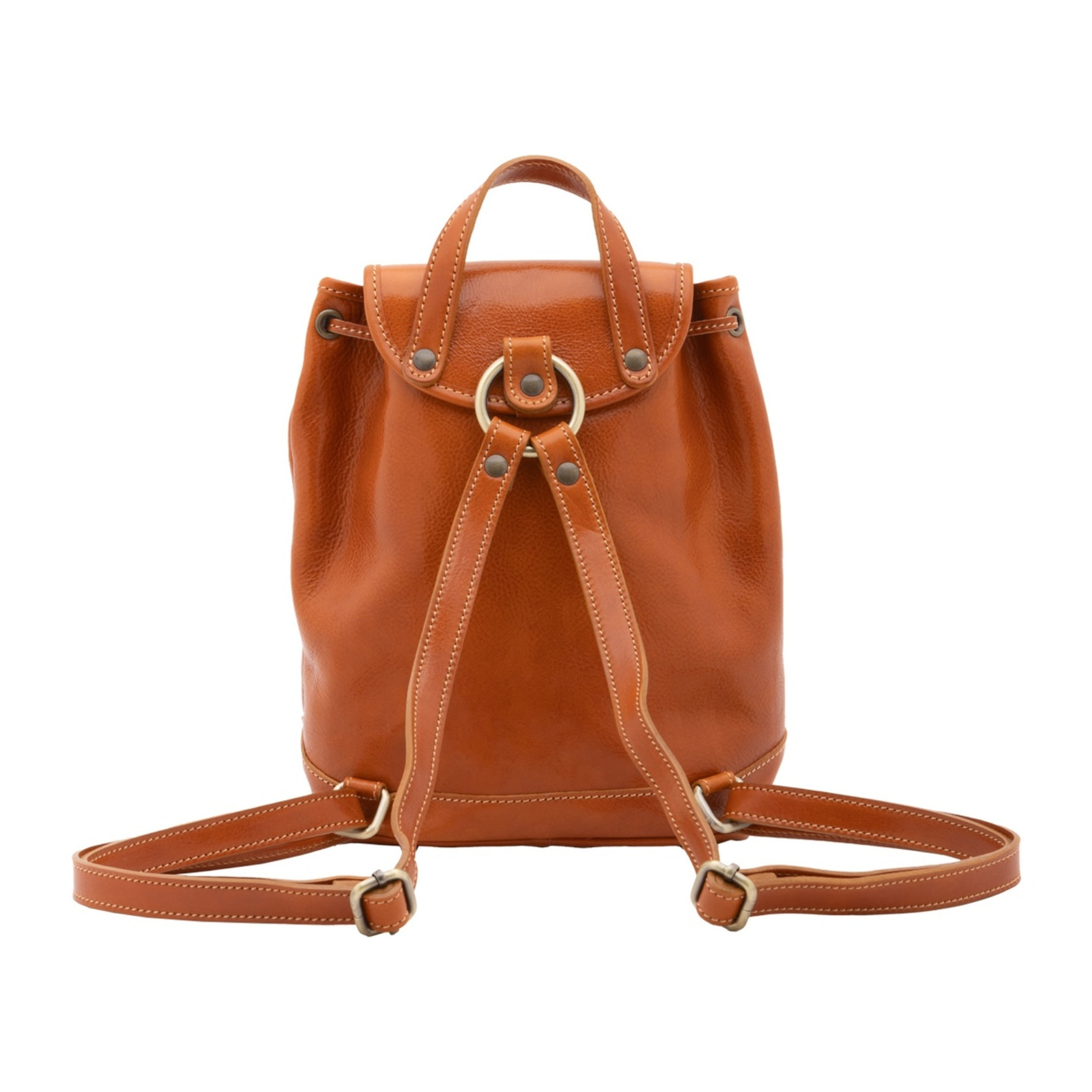 Borsa a spalla da donna - Modello False - Vera pelle - 20.0 x 29.0 x 14.0 cm