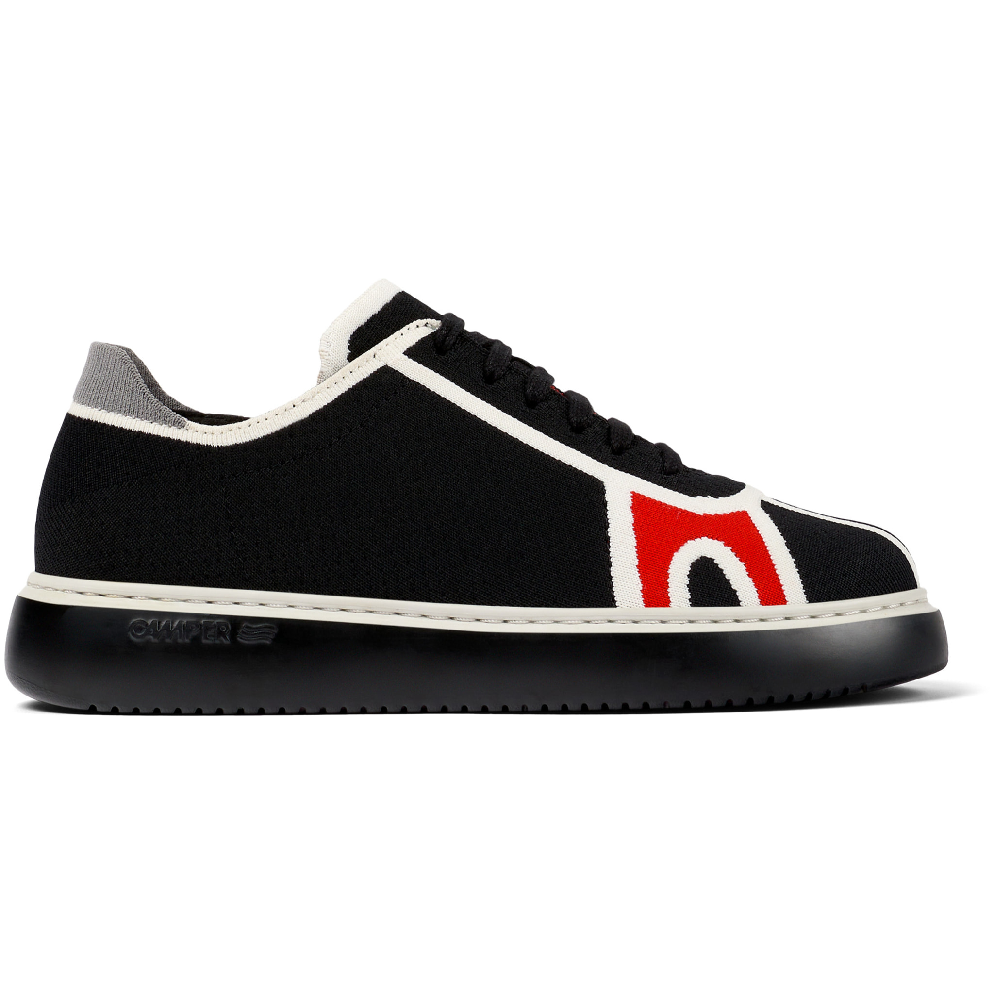 Zapatillas - CAMPER Runner K21 - Negro - Textil técnico (poliéster reciclado)