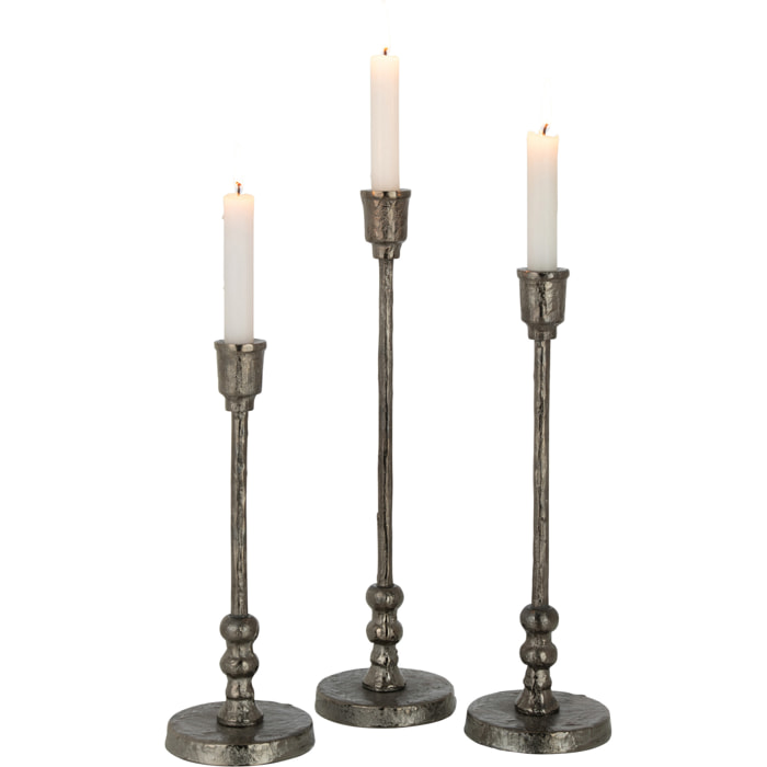 J-Line chandelier Becca - aluminium - noir - 3 pcs