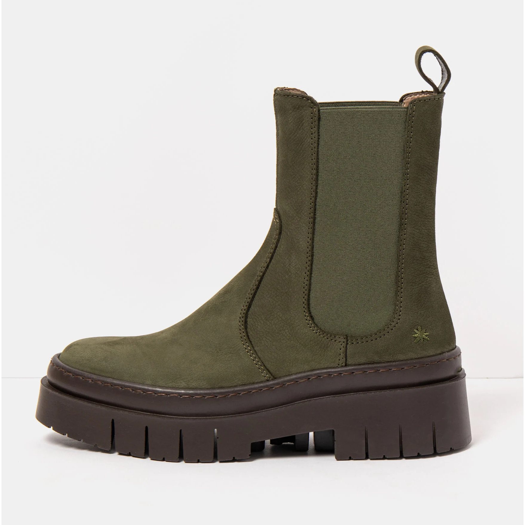 Botines 1954 NOBUCK KAKI/AMBERES color Kaki