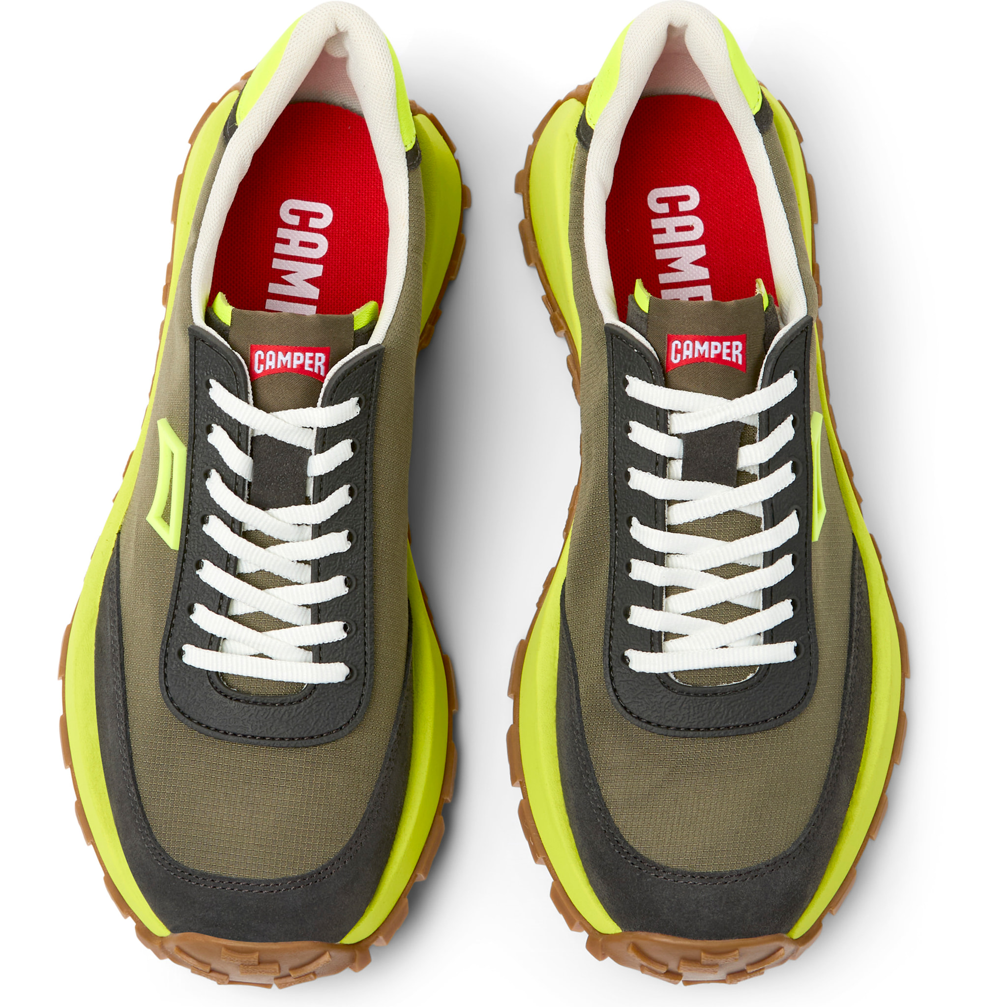 Zapatillas - CAMPER Drift Trail - Verde - Textil técnico
