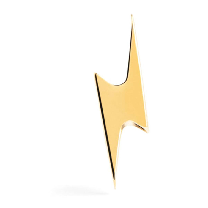 Orecchino Singolo Ray Argento Placcato Oro