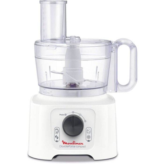 Robot multifonction MOULINEX FP542111 Double force compact blanc