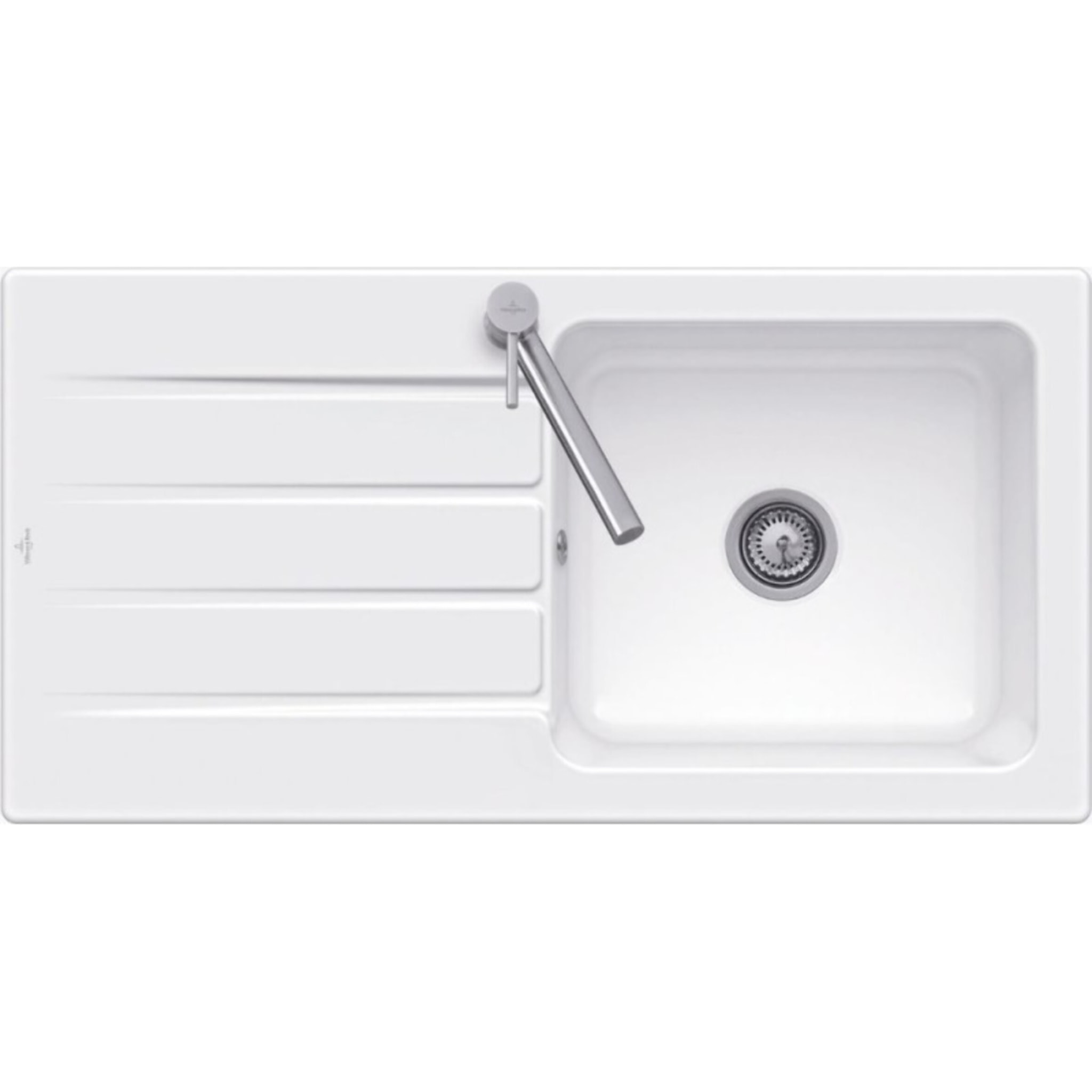 Evier 1 bac 100 x 51 cm Architectura 60 Blanc