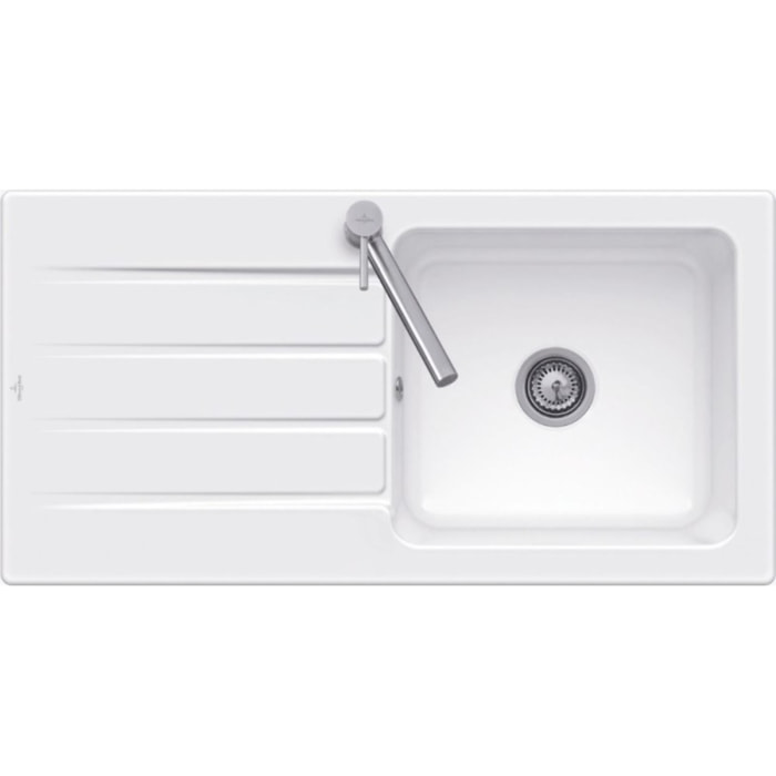 Evier 1 bac 100 x 51 cm Architectura 60 Blanc
