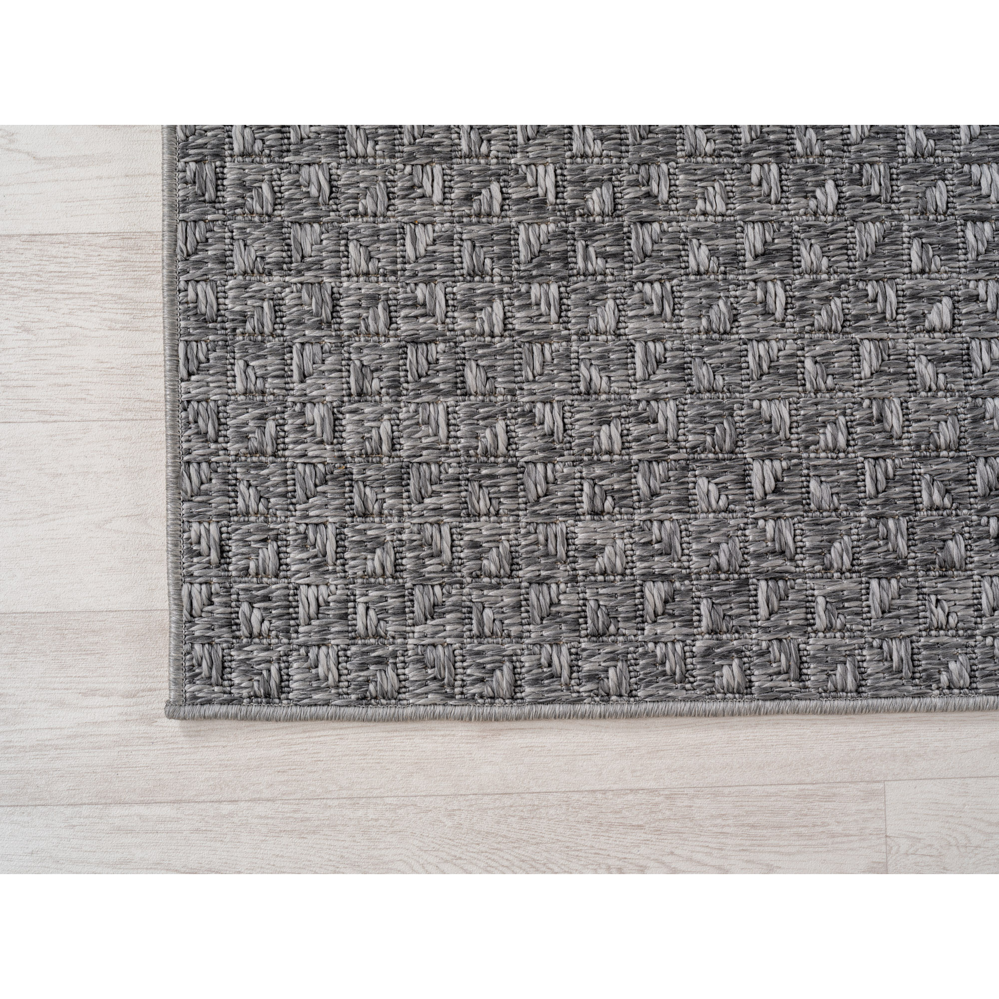 NEREA - Tapis intérieur/extérieur gris, design moderne