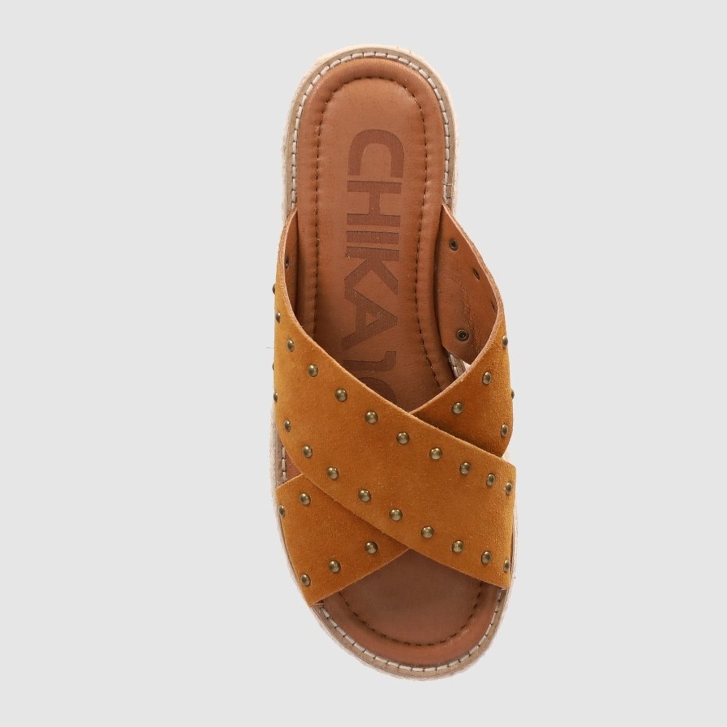 Sandalias de Serraje - Cuero - Tacón: 6 cm