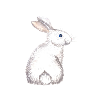 Tableau enfants pour le lapinou  Toile imprimée