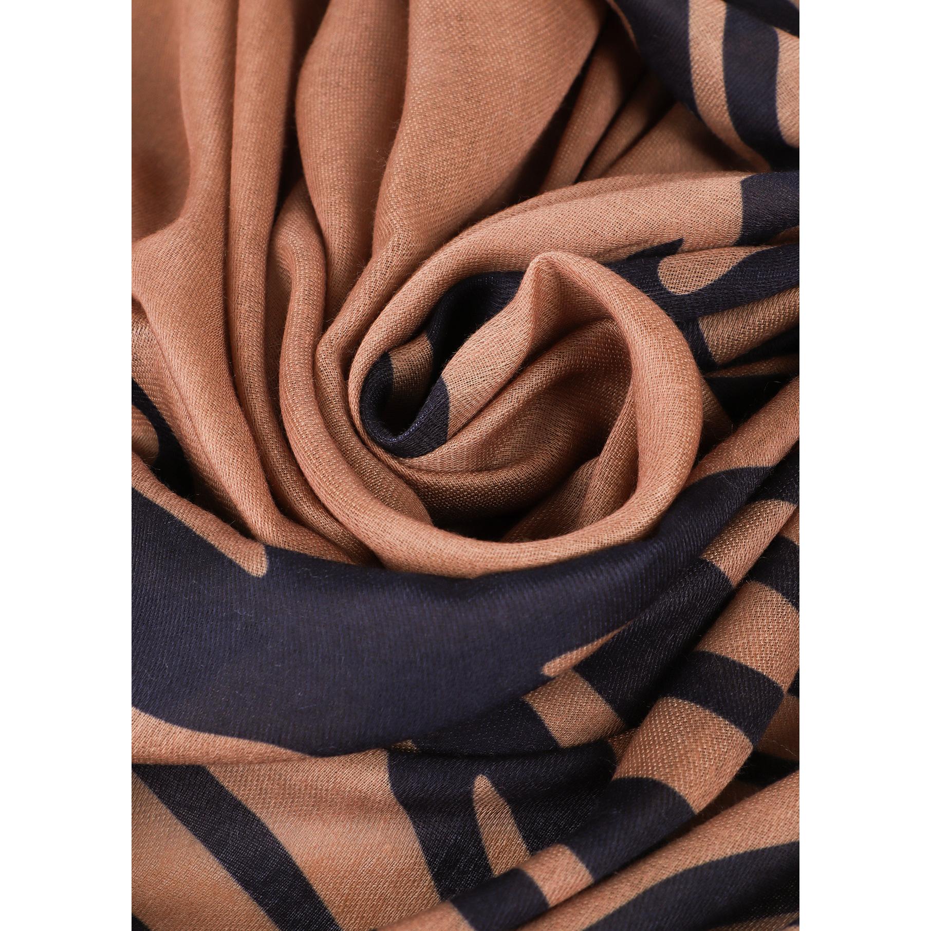 Foulard Stampa Zebra e Tinta Unita