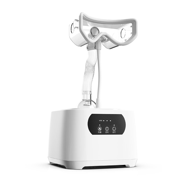 Nebulizzatore oculare con modalità di compressa fredda e calda.