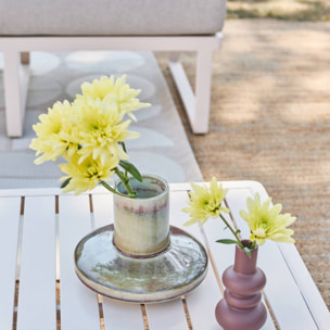 Salon de jardin modulable aluminium 4 places CLEA