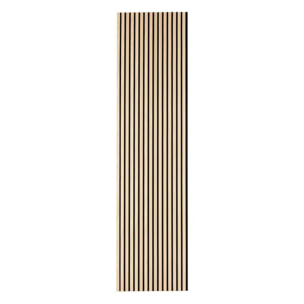 Panneau décoratif mural Colva beige fond noir 240x60cm