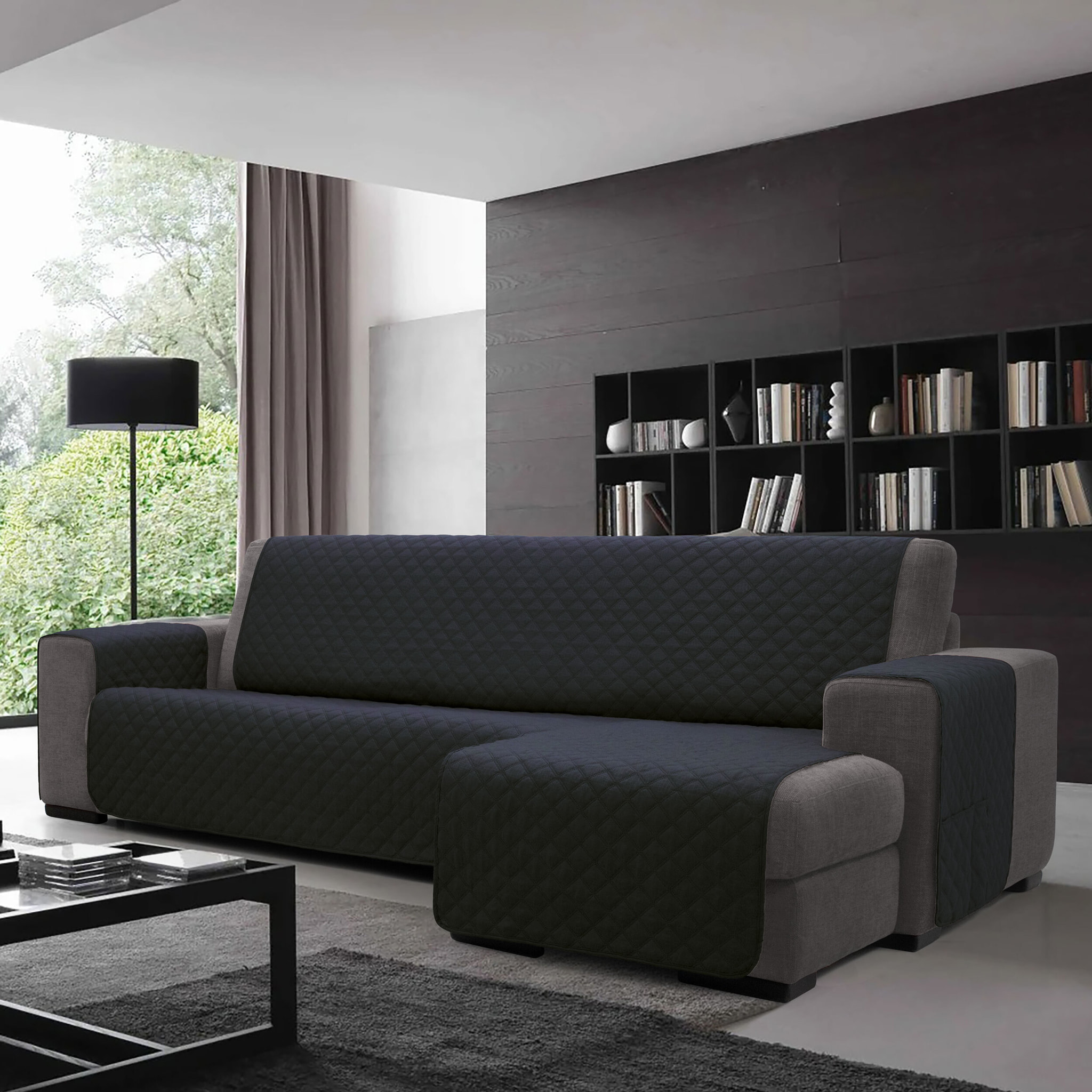 Cubre Sofá ACOLCHADO Chaise Longue modelo JENNY