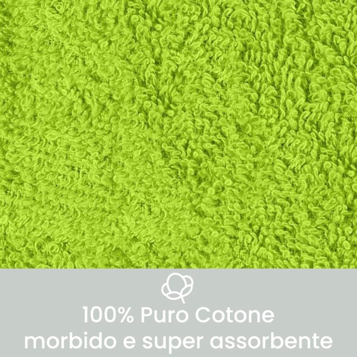 INTRECCI Telo Mare in Spugna, Asciugamano da Spiaggia Grande, 75x190 cm, Telo Mare Lettino con Tasche Portaoggetti e Bottoni, 100% Cotone, Morbido, Assorbente, Asciuga Rapidamente, Colore: Verde
