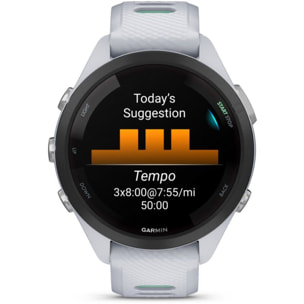 Montre connectée GARMIN Forerunner 265S Music BLANC / VERT AMOLED GPS LIVE TRACK