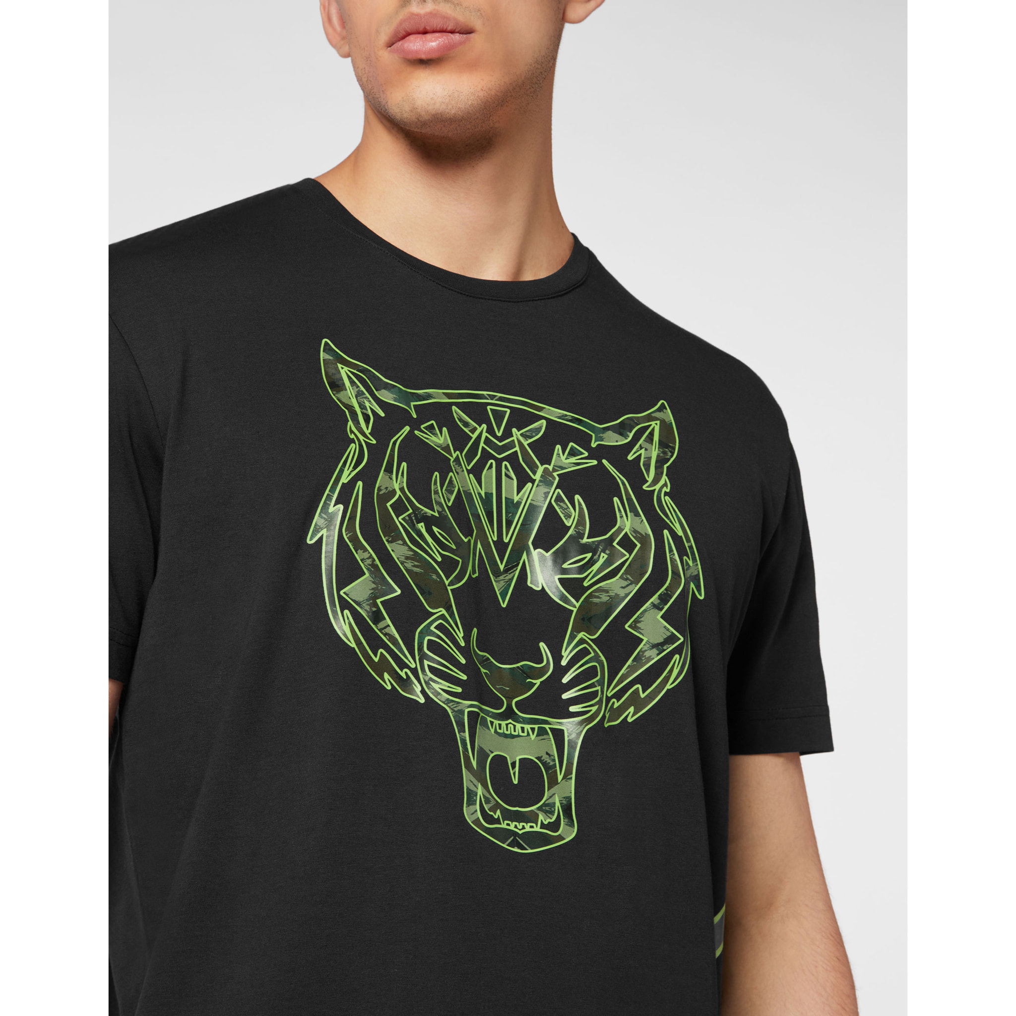 PLEIN SPORT Maglietta con scollo a V TIGER