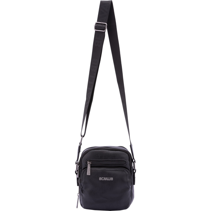 Borsa a tracolla da uomo - Modello False - Ecopelle - 18.0 x 15.0 x 9.0 cm