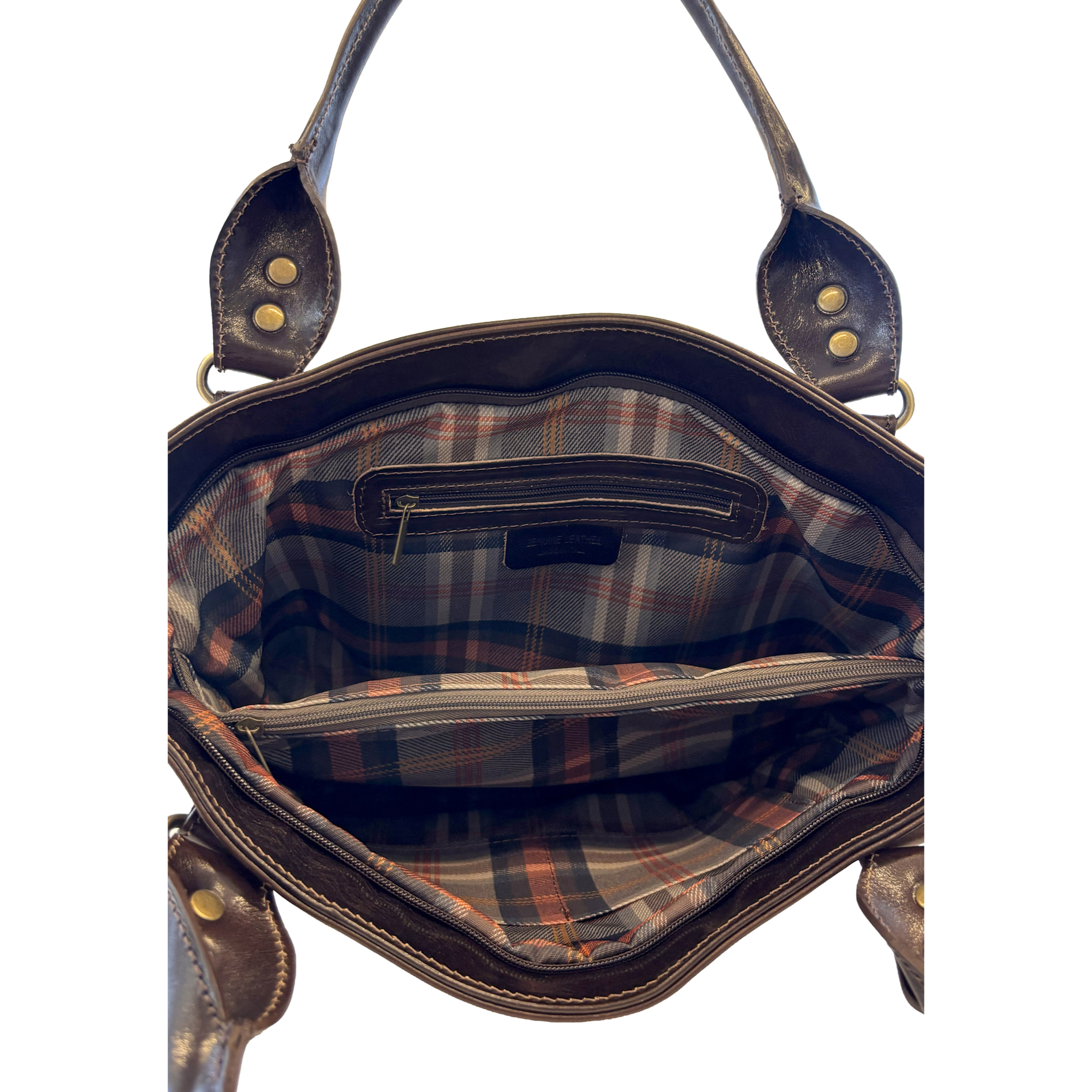 Borsa a Spalla Borsa Shopper da Donna in Pelle Lucida con Tracolla Removibile