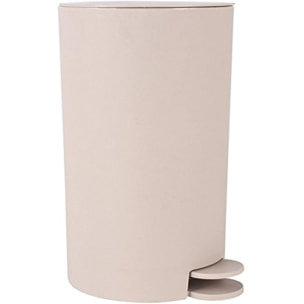 Cubo de basura con pedal Osaki 3 litros en color marron claro