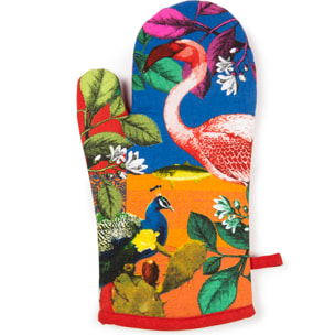 Set Canovaccio Presina e Guanto da Cucina Excelsa – Rhapsody, Cotone Multicolore