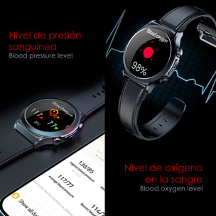 DAM Smartwatch TK21P. Terapia de moxibustión magnética. Ácido úrico y lípidos, ECG , glucosa en sangre, temperatura, O2 y tensión. 4,6x1,2x5,2 Cm. Color: Rojo