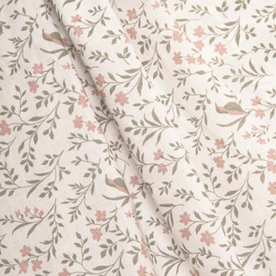 Set di lenzuola in cotone rosa mossira