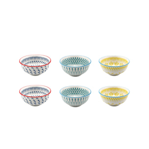 Lot de 6 petits bols, KYOTO