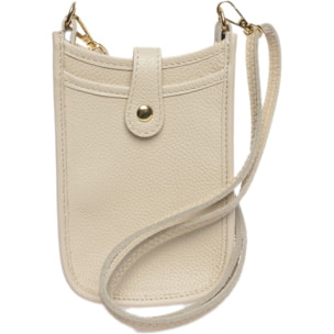 Borsa a spalla Anna Luchini Beige