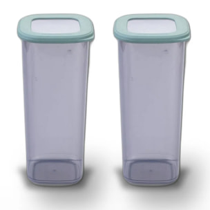 Lot de 2 Boîtes à Provisions 1,75 Litre Fackelmann Storage