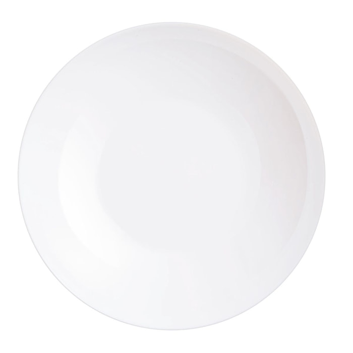6 assiettes creuses blanches 26 cm Friend's Time - Luminarc