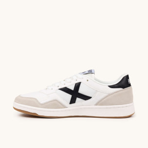 MUNICH ARROW 79 Zapatilla Urbana de Piel y Ante en Blanco y Gris