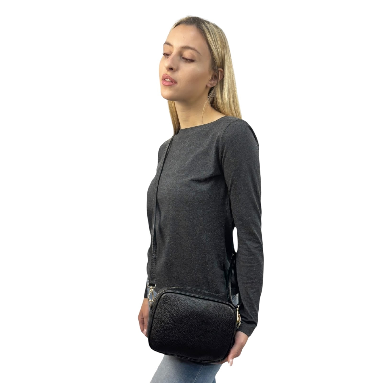 Borsa a tracolla Cheval Firenze Aquila Nero