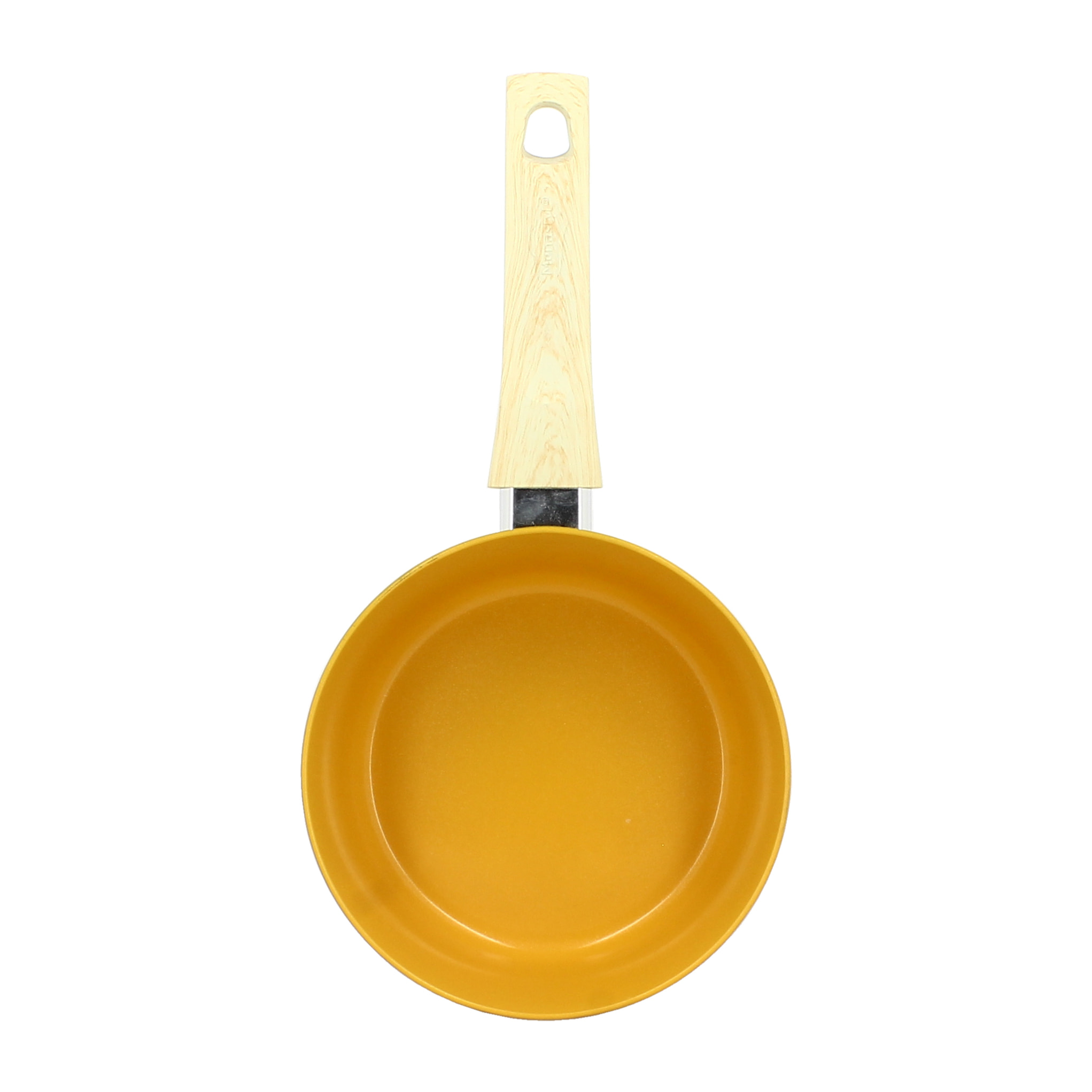 Casserole en aluminium 18cm jaune - compatible induction COLORAMA