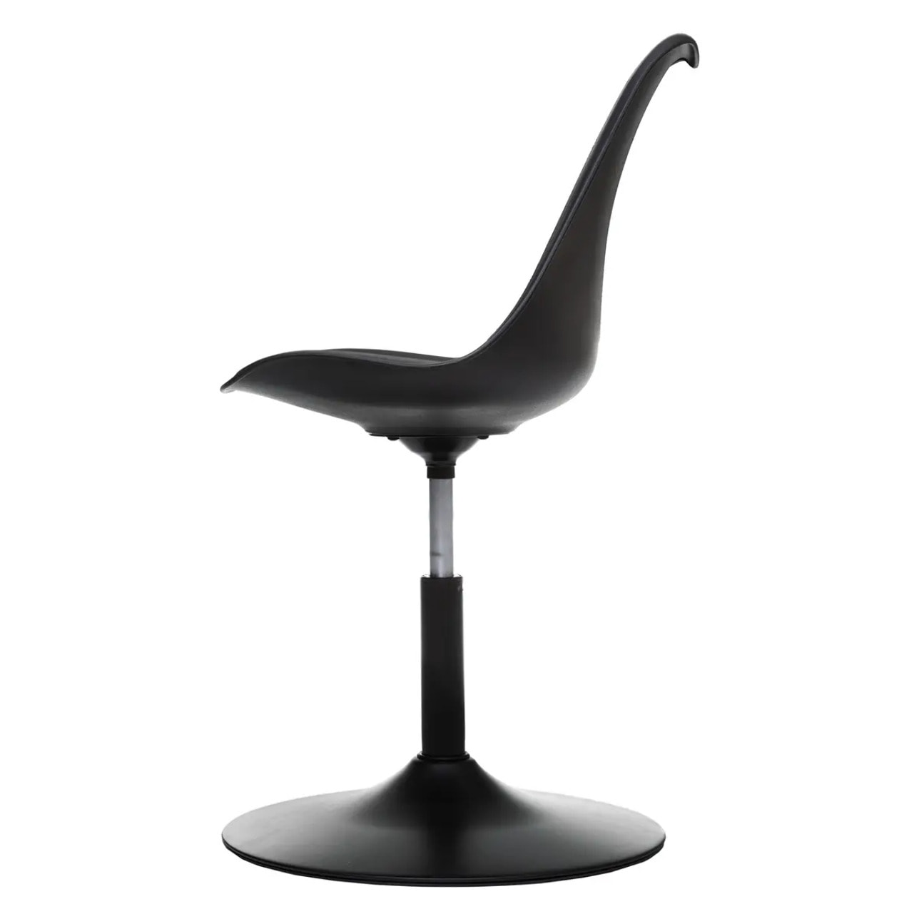 Chaise "Aiko" - noir - hauteur ajustable