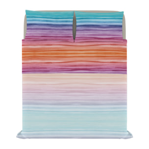COMPLETO LETTO FANTASY, 100% Microfibra - RAINBOW
