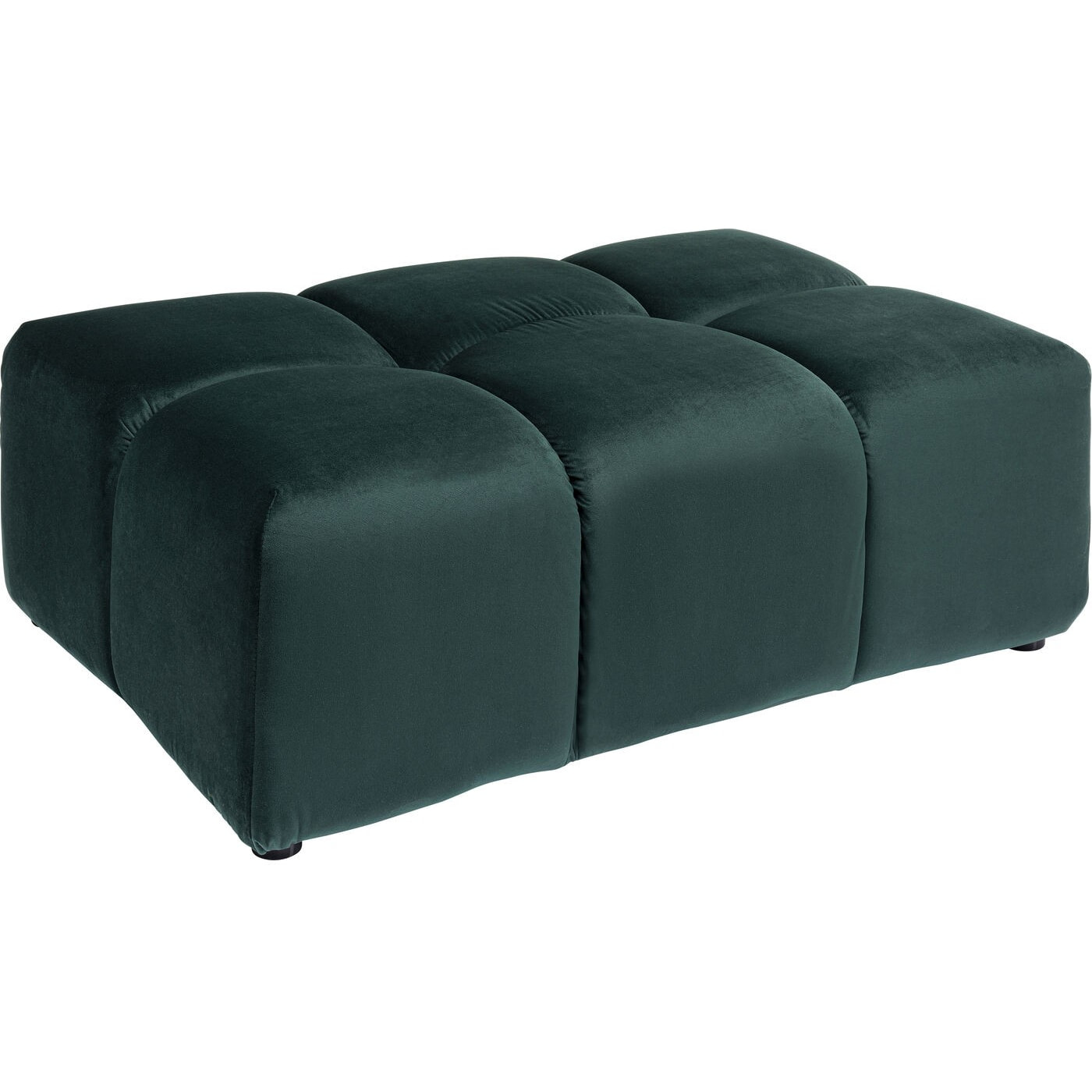 Pouf Belami vert foncé Kare Design