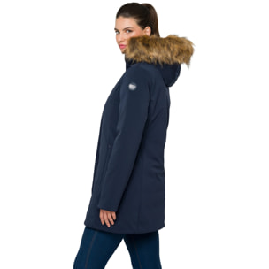 Parka DAHLIA acolchada impermeable azul