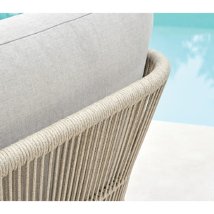 Salon de jardin en aluminium - 5 places - PALAWAN